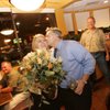 North Las Vegas City Council member Shari Buck is congratulated by her husband, Keith, after winning the race for mayor. Buck won the election with 54.79 percent of the vote.